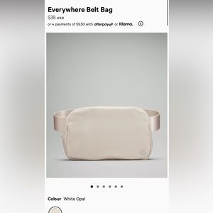 Lululemon belt bag